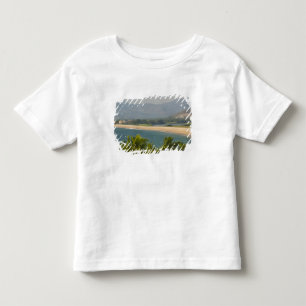 Camiseta Infantil México, Jalisco, Barra de Navidad. Praia da Cidade