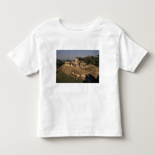 Camiseta Infantil México, Província de Chiapas, Palenque, Palácio (Frente)