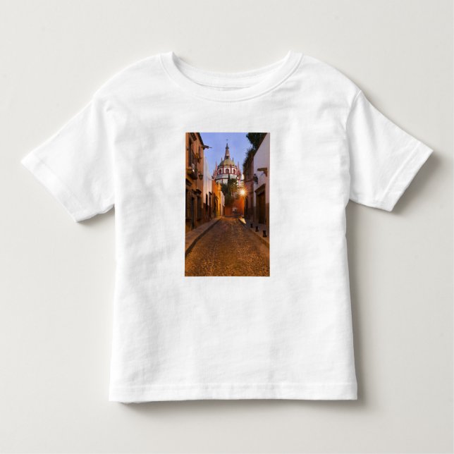 Camiseta Infantil México, San Miguel de Allende. Início da manhã (Frente)