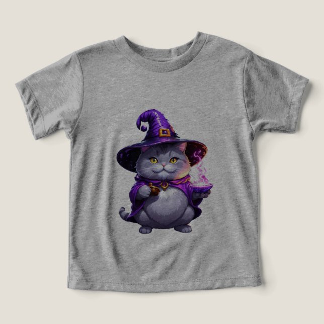 camiseta infantil miados mágicos (Design frontal)