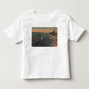 Camiseta Infantil Miami, Florida - ideia da pesca