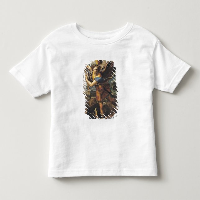Camiseta Infantil Michael Overwhelming the Demon, 1518 (Frente)