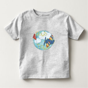 Camiseta Infantil Mídia mista de brinquedos para rapazes