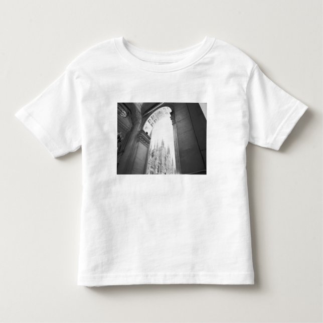 Camiseta Infantil Milano Itália, Galleria View of the Duomo (Frente)