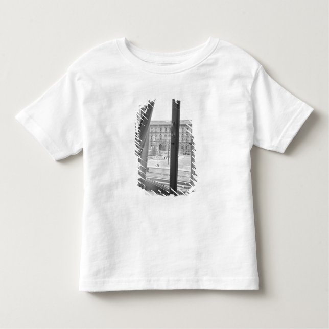 Camiseta Infantil Milano Itália, Vista de La Scala Opera Window (Frente)