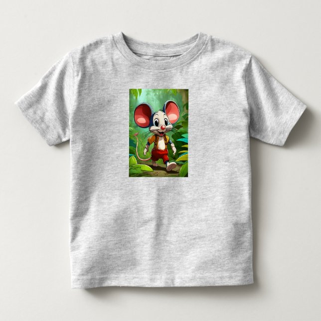 Camiseta Infantil Milo o Rato da Selva (Frente)