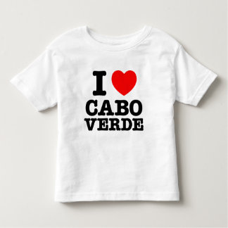 Camiseta Infantil Mim coração Cabo Verde