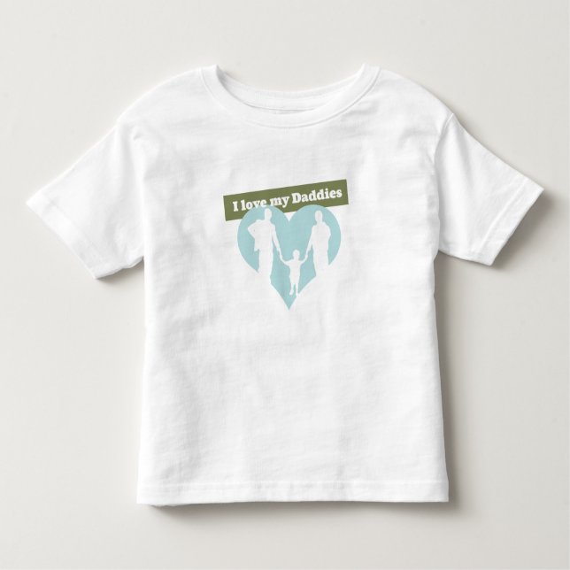 Camiseta Infantil Mim coração meus pais (Frente)