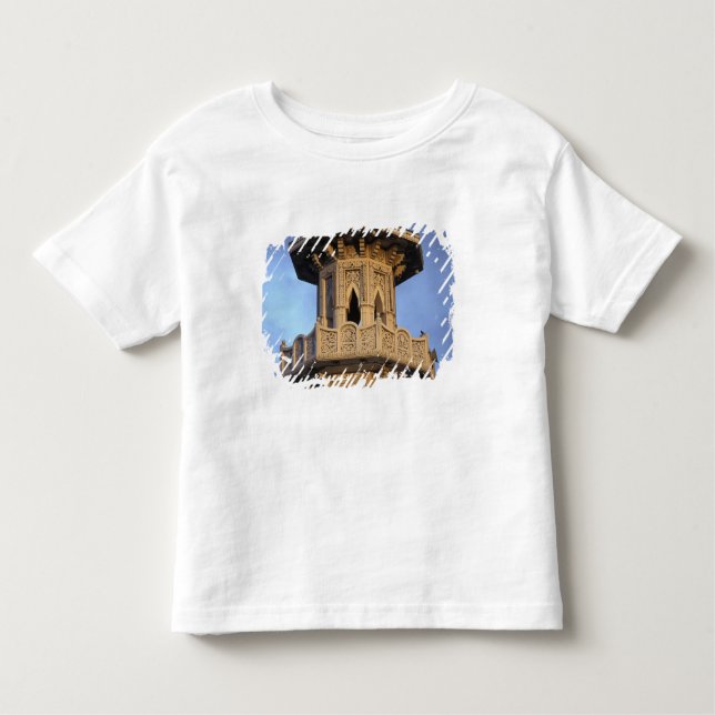 Camiseta Infantil Minarete da Mesquita Al-Majarra, Sharjah, (Frente)