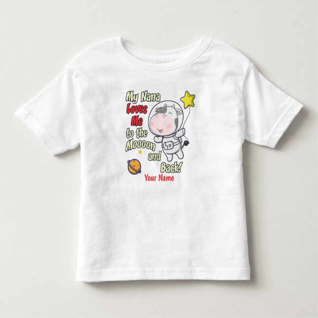 Camiseta Infantil Minha avó me ama (Frente)