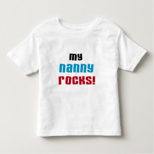 Camiseta Infantil Minha babá Rocks T shirts e Gifts