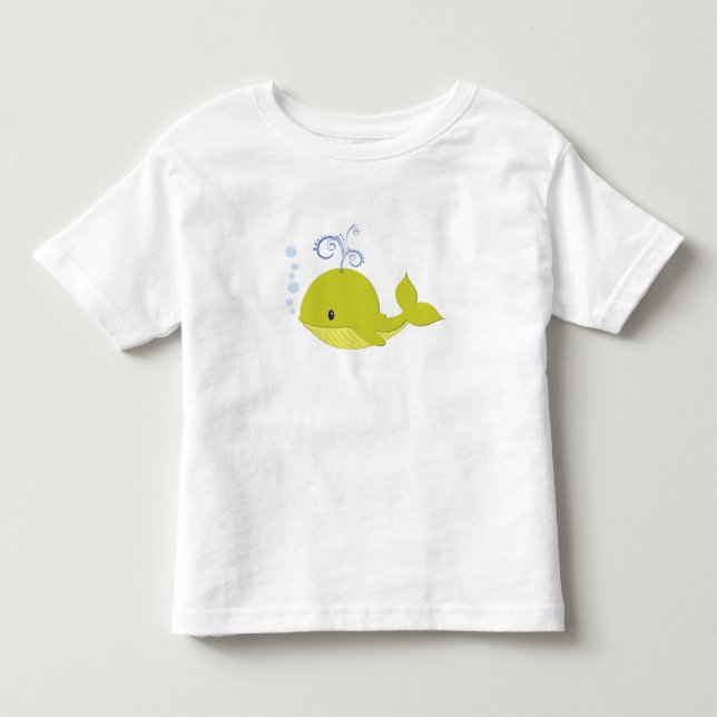 Camiseta Infantil Minha Baleia Verde Bebê (Frente)