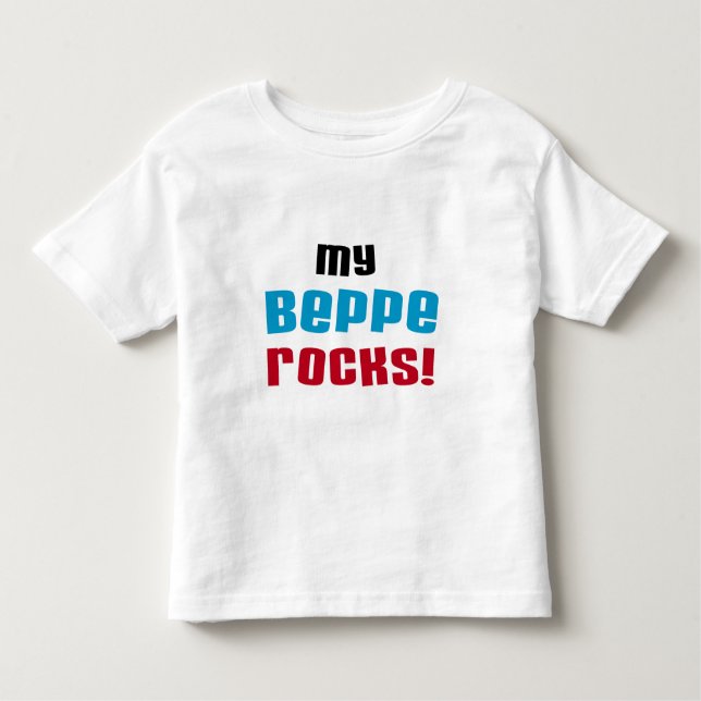 Camiseta Infantil Minha Beppe Rocks T-shirts e presentes (Frente)