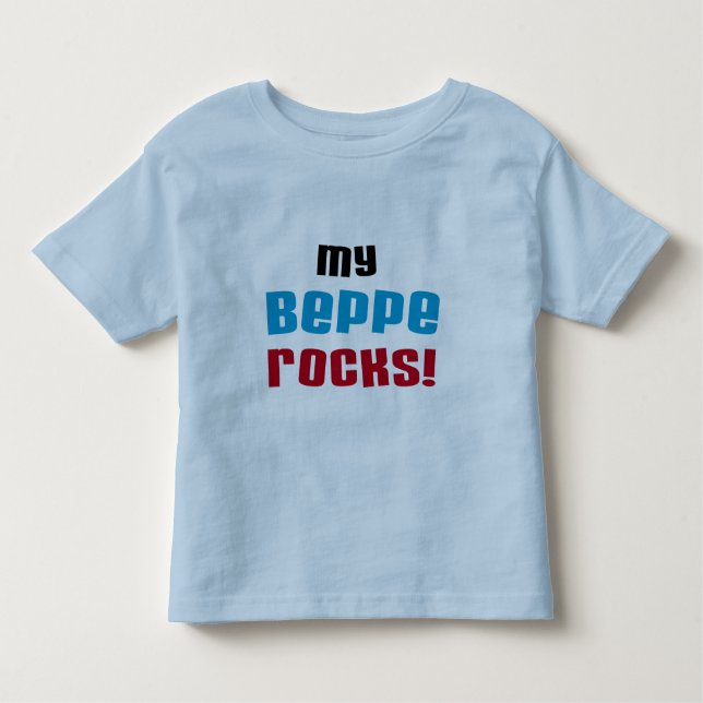 Camiseta Infantil Minha Beppe Rocks T-shirts e presentes (Frente)