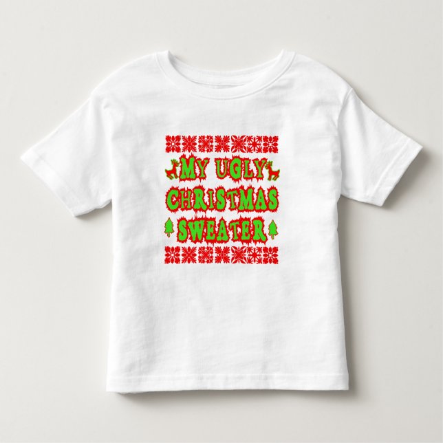 CAMISETA INFANTIL MINHA CAMISOLA FEIA DO NATAL (Frente)