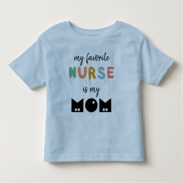 Camiseta Infantil Minha Enfermeira Favorita É Minha Mãe Bonita Perso