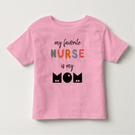 Camiseta Infantil Minha Enfermeira Favorita É Minha Mãe Bonita Perso