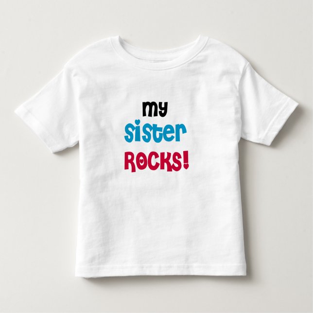 Camiseta Infantil Minha Irmã Rocks (Frente)