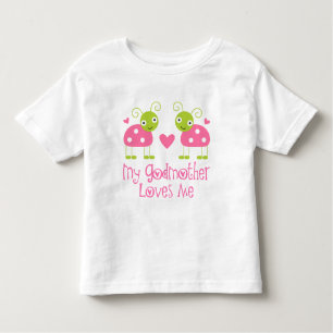Camiseta Infantil Minha madrinha ama-me