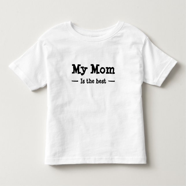 Camiseta Infantil Minha mãe é a melhor (Frente)