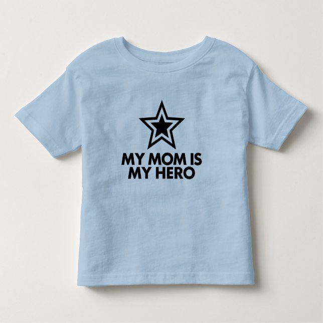 Camiseta Infantil Minha Mãe É Minha Herói (Frente)