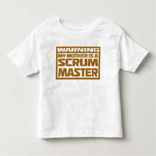 Camiseta Infantil minha mãe é uma mestra do scrum