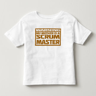 Camiseta Infantil minha mãe é uma mestra do scrum