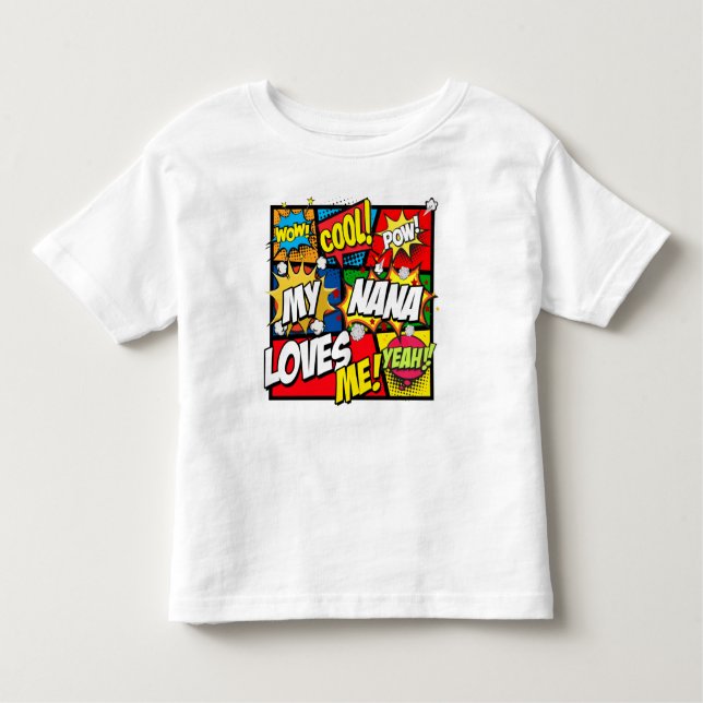 Camiseta Infantil Minha Nana me ama (Frente)