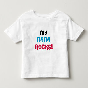 Camiseta Infantil Minha Nana Rocks T-shirts e presentes