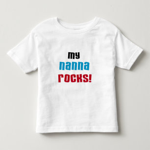 Camiseta Infantil Minha Nanna Rocks T shirts e presentes