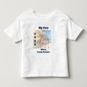 Camiseta Infantil Minha primeira reunião de família desvaneceu-se