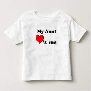 Camiseta Infantil Minha tia me ama