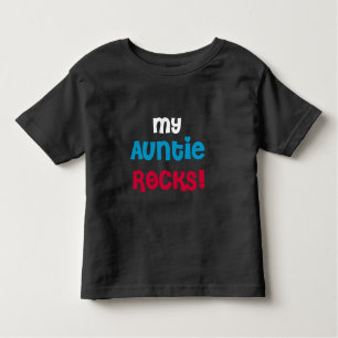 Camiseta Infantil Minha tia Rocks