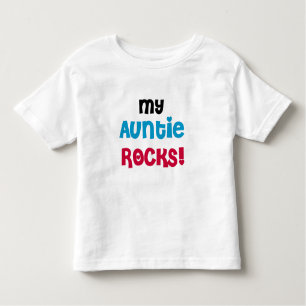 Camiseta Infantil Minha tia Rocks