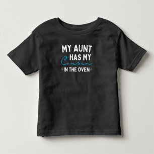 Camiseta Infantil Minha Tia Tem Meu Primo No Forno