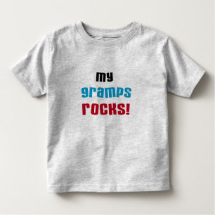 Camiseta Infantil Minha vovó Rocks T-shirts e presentes