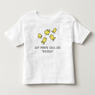 Camiseta Infantil Minhas espreitadelas chamam-me "Booka "