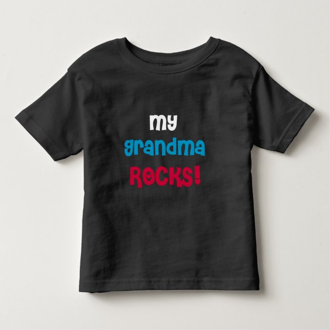 Camiseta Infantil Minhas rochas da avó (Frente)