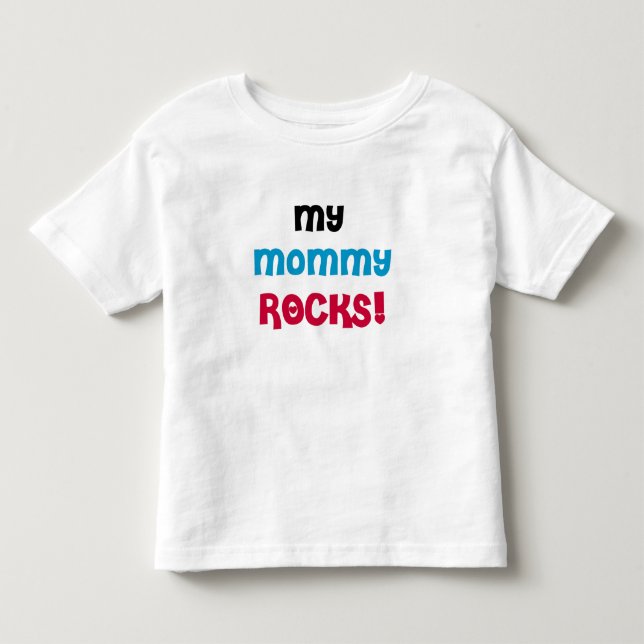 Camiseta Infantil Minhas rochas das mamães (Frente)