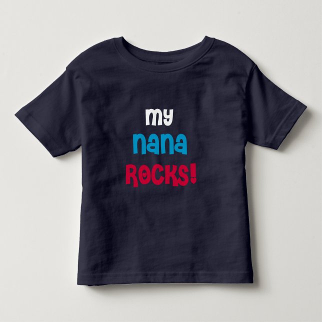 Camiseta Infantil Minhas rochas de Nana (Frente)