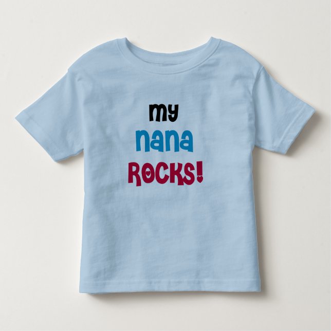 Camiseta Infantil Minhas rochas de Nana (Frente)