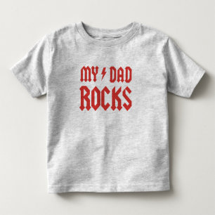 Camiseta Infantil Minhas rochas do pai