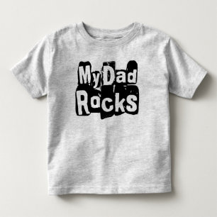 Camiseta Infantil Minhas rochas do pai