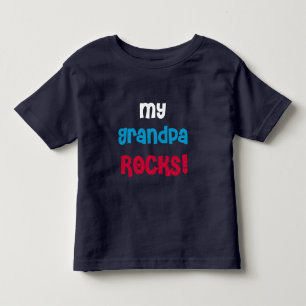 Camiseta Infantil Minhas rochas do vovô