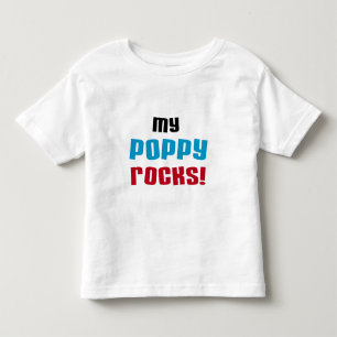 Camiseta Infantil Minhas T-shirts e presentes de rochas populares
