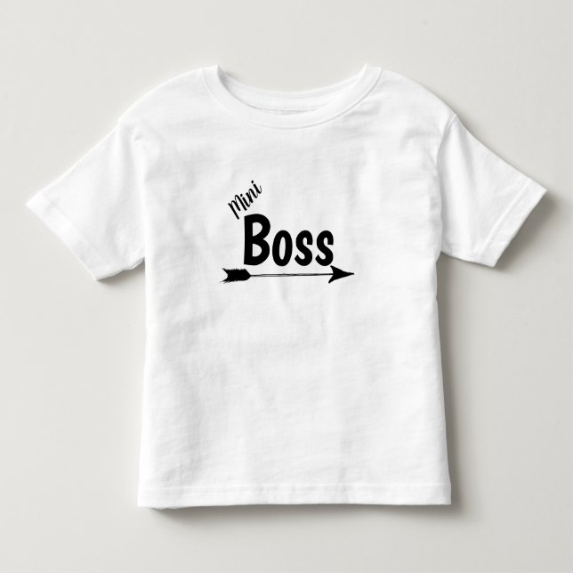 Camiseta Infantil Mini Boss (Frente)