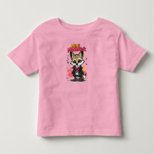 Camiseta Infantil Mini Maverick Rebelde Legal Playground Punk Coyote