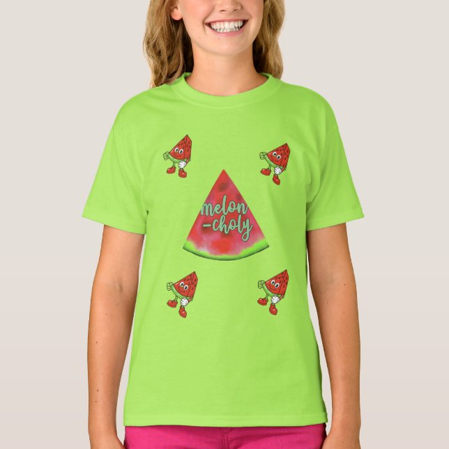 Camiseta infantil Mini Melon Mood: Doce (Frente)