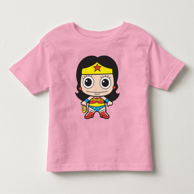 Camiseta Infantil Mini Mulher Maravilha (Frente)