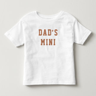 Camiseta Infantil "Mini Pai" Camisa-bebê